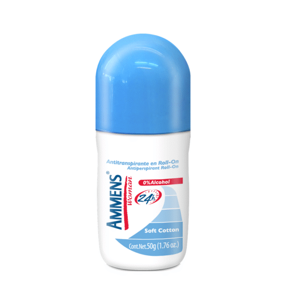 Ammen Deo Roll Algodon X50G