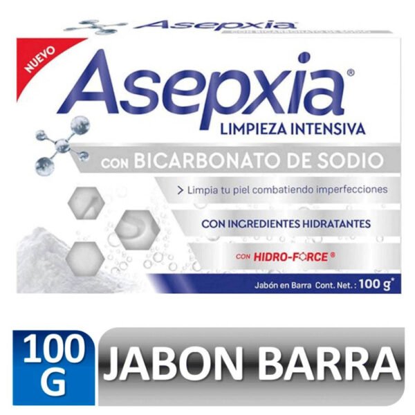Asepxia Jabon Bicarbonato
