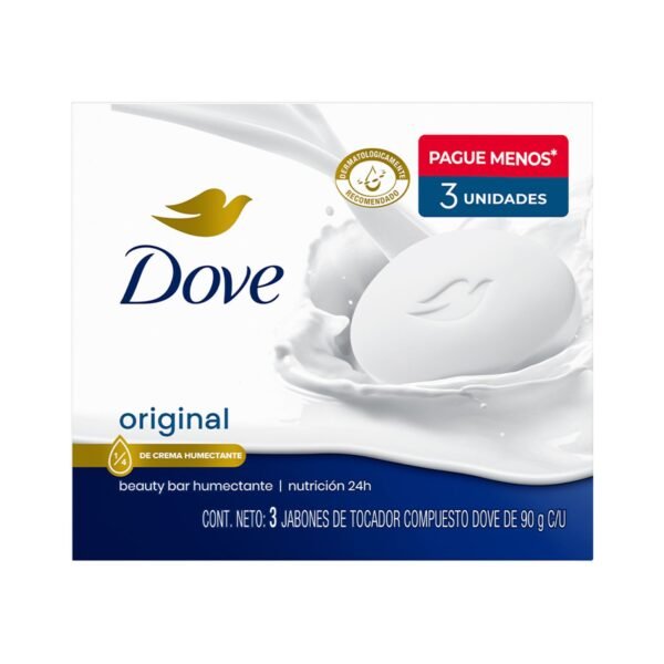 Dove Jabon Blanco X3