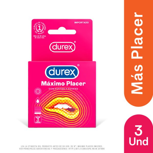 Durex Maximo Placer X3