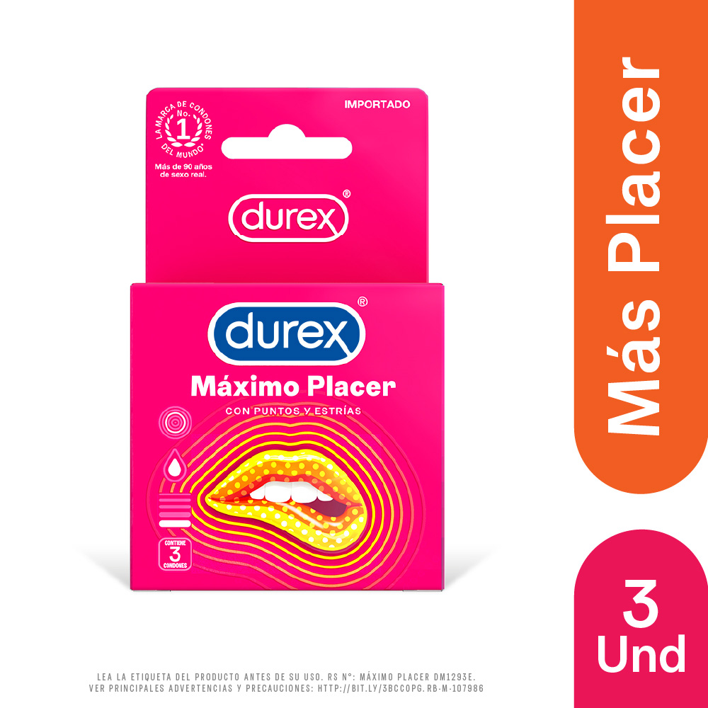 PE-B+Content Durex Máximo Placer-2022 Durex Maximo Placer X3 - Imagen 1