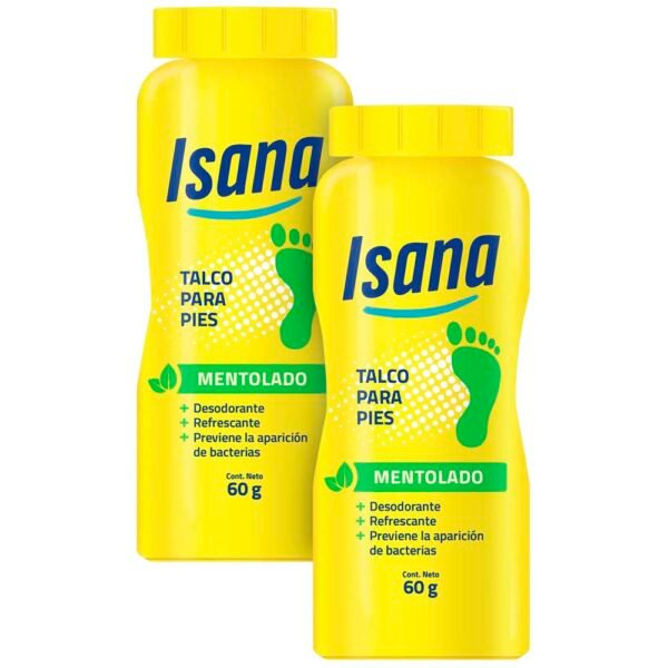 Isana Talco Ment 60Gr+60Gr