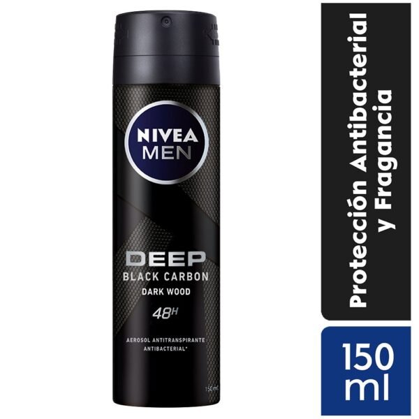 Nivea Spray Deep Black 150Ml