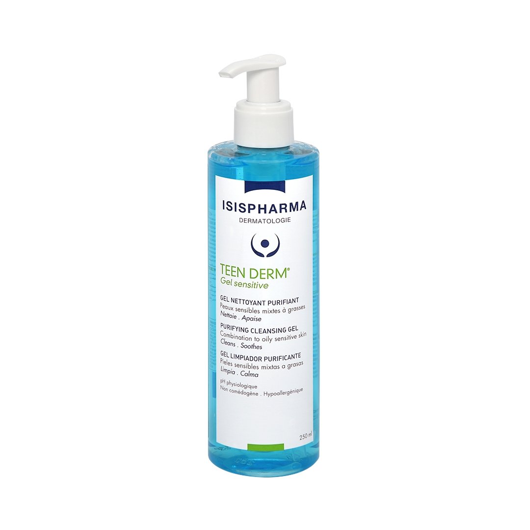 TEEN DERM GEL SENSITIVE X250ML 1 TEEN DERM GEL SENSITIVE X250ML - Imagen 1