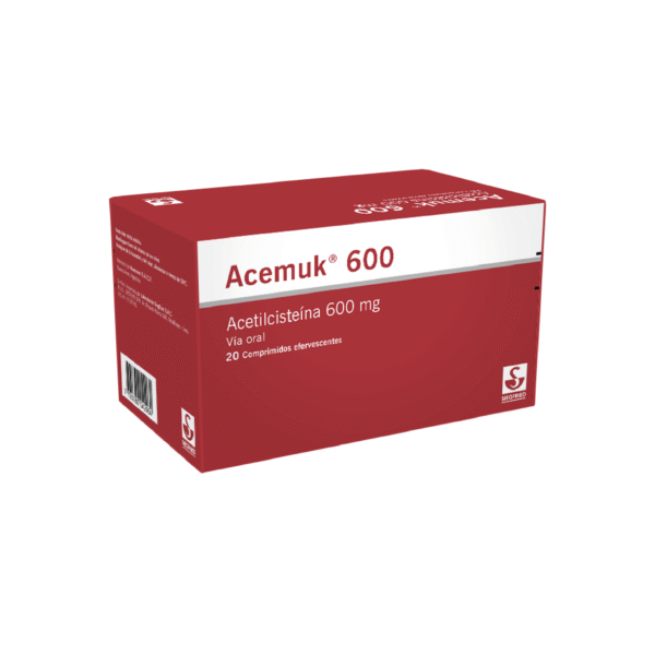 ACEMUK 600MG X20 TAB EFERV