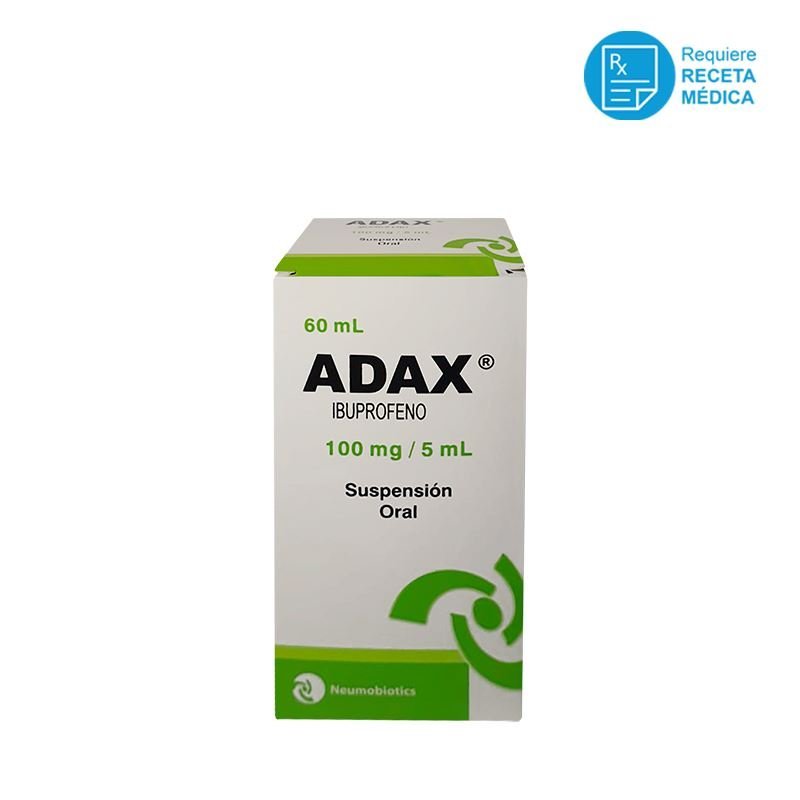 ADAX SUSX100MG5MLX60ML 1 Adax Susx100mg/5mlx60ml - Imagen 1