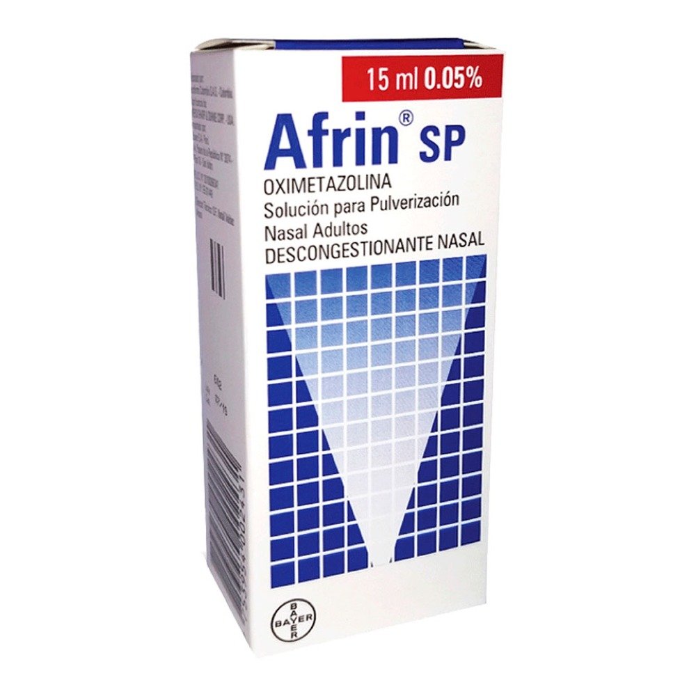 AFRIN SP 0.05% SPRAY NASAL X15 1 Afrin Sp 0.05% Spray Nasal X15 - Imagen 1