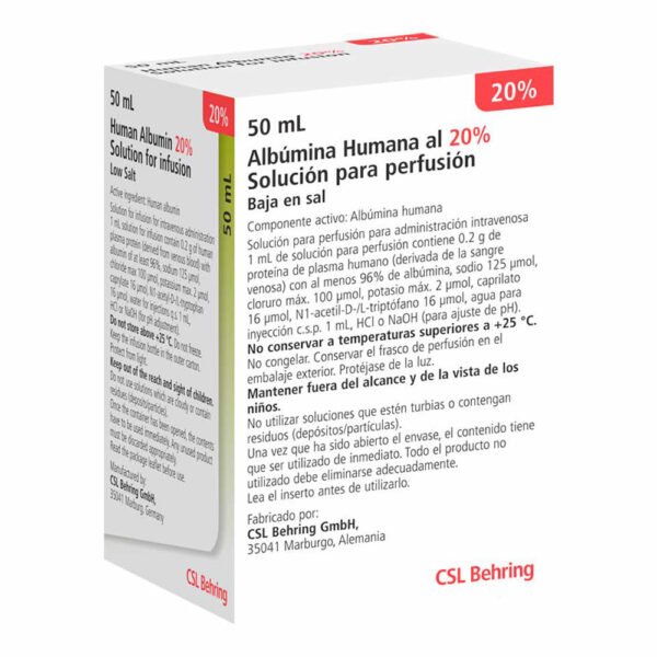 Albumina Humana Al 20%