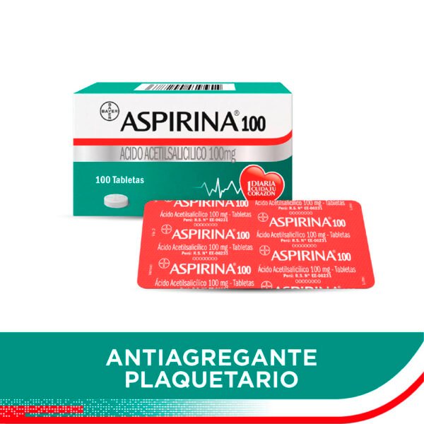Aspirina 100mg X100 Tab#