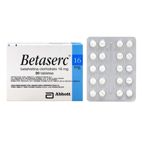 Betaserc Tabx16mgx20