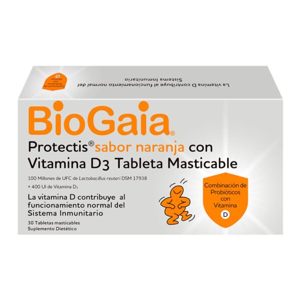 Biogaia D3 TAB Mastx30 Naranja
