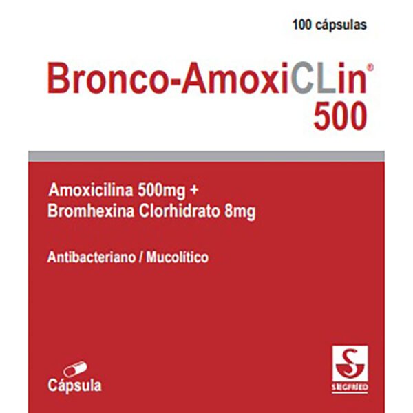 Bronco Amoxiclin 500mgx100tb**