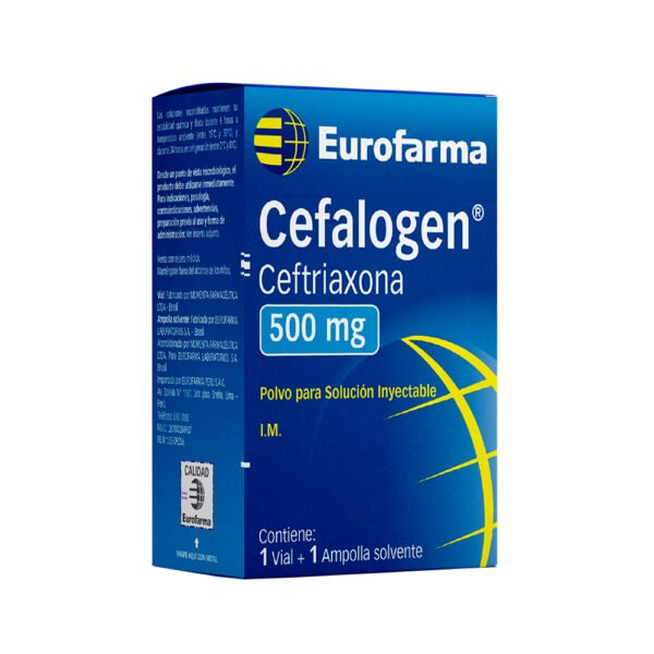 Cefalogen Ampx500mg Im