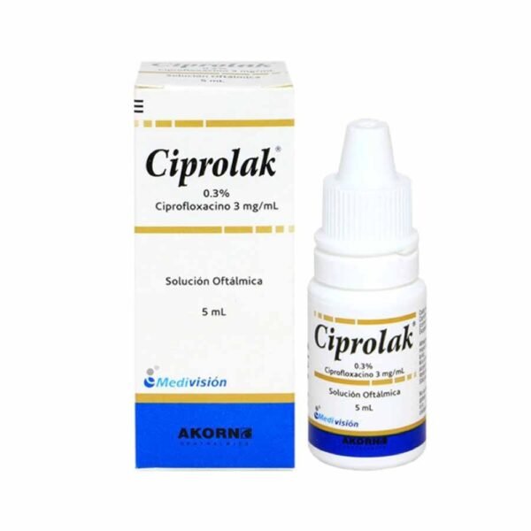 Ciprolak Got/oftalx0.3%x5ml