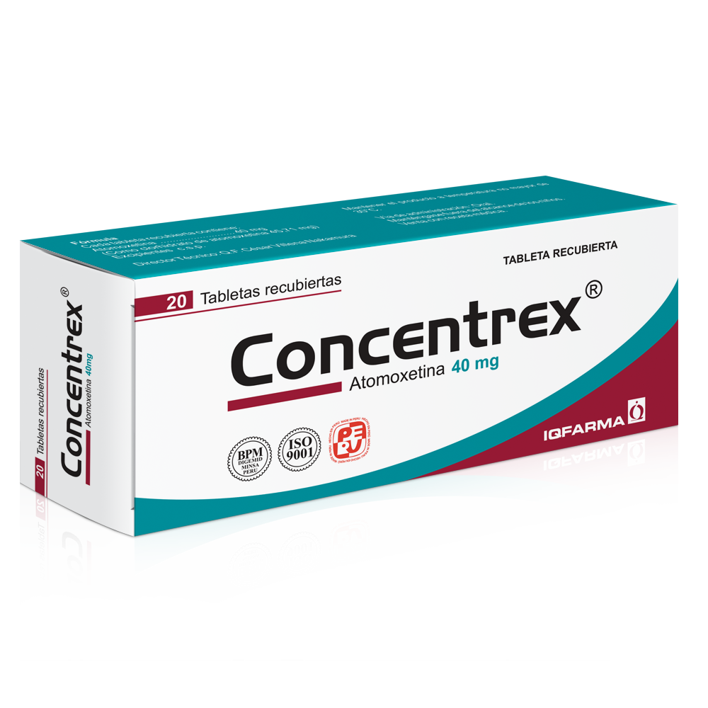 CONCENTREX 40MG X20TAB 1 Concentrex 40mg X20tab - Imagen 1