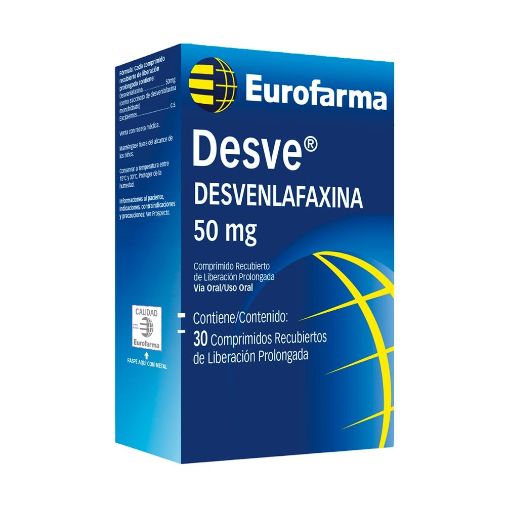 DESVE 50MG X30 COMP 1 Desve 50mg X30 Comp - Imagen 1