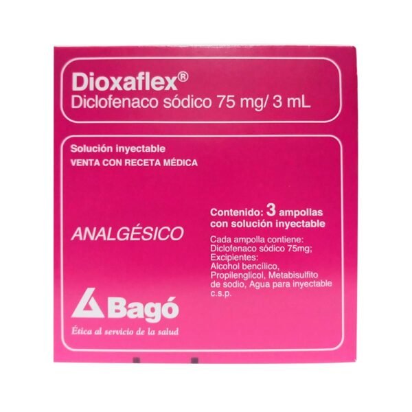 Dioxaflex 75mg/3ml X 3 Amp