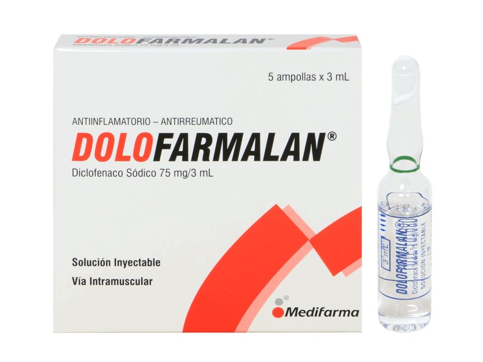 DOLOFARMALAN 75MG X 5AMP I.M 1 DOLOFARMALAN 75MG X 5AMP I.M - Imagen 1