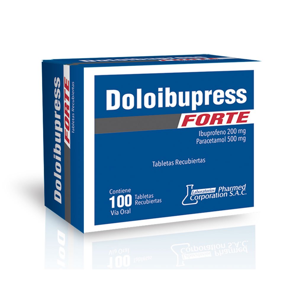 DOLOIBUPRESS FORTE X 100 TAB 1 DOLOIBUPRESS FORTE X 100 TAB - Imagen 1