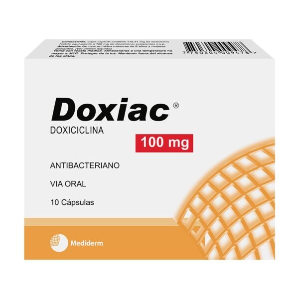 Doxiac 100mg X10cap