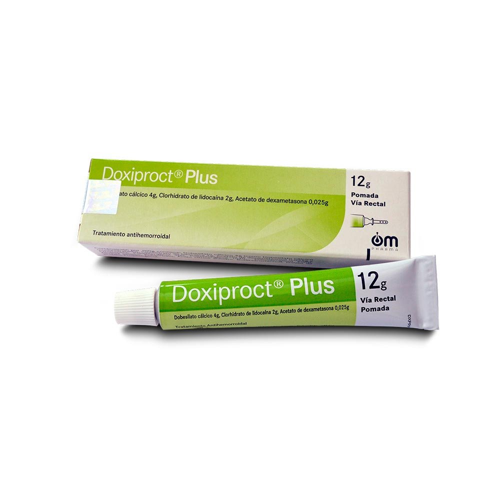 DOXIPROCT PLUS POMADA X12GR 1 Doxiproct Plus Pomada X12gr - Imagen 1