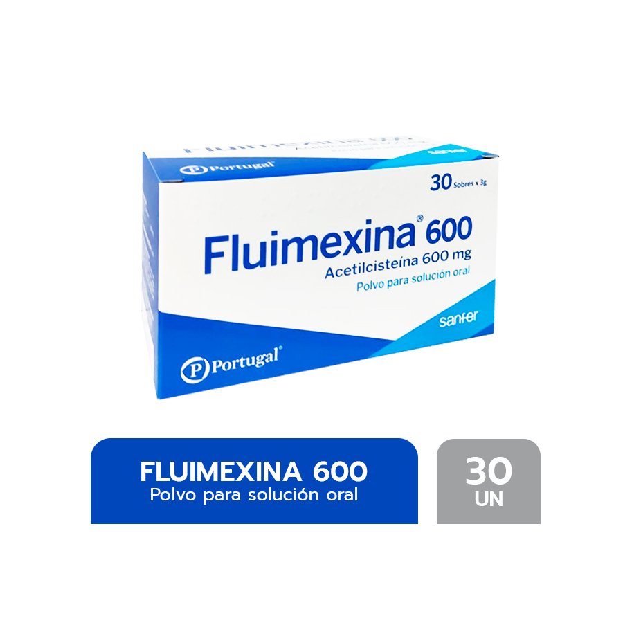 FLUIMEXINA 600MG X30 SOBRE 1 Fluimexina 600mg X30 Sobre - Imagen 1