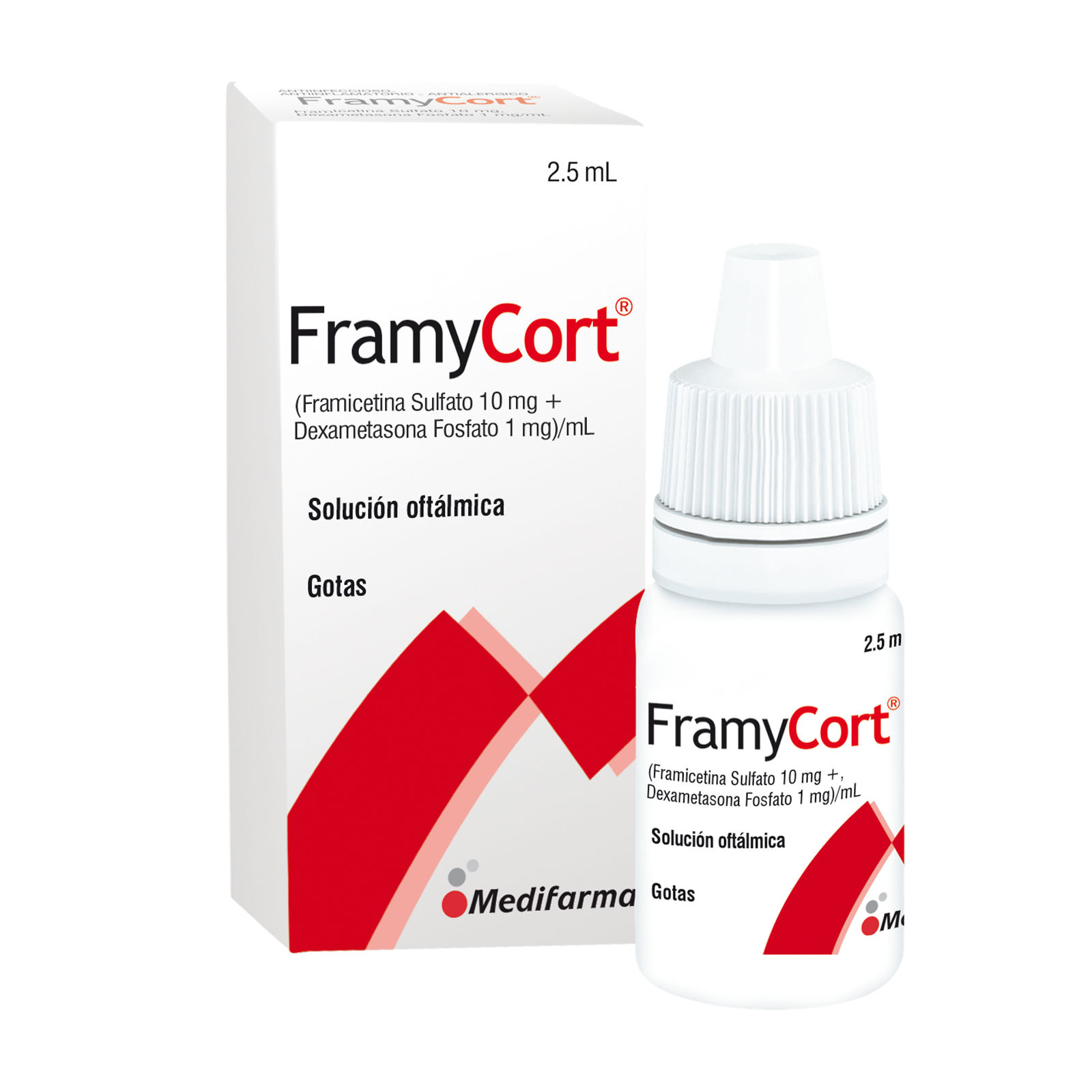 FRAMYCORT GOTAS X 2.5ML 1 Framycort Gotas X 2.5ml - Imagen 1