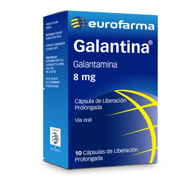 Galantina 8mg X10 Comp