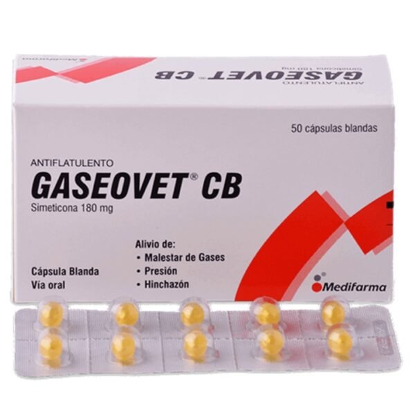 GASEOVET CB 180MG CAPX50