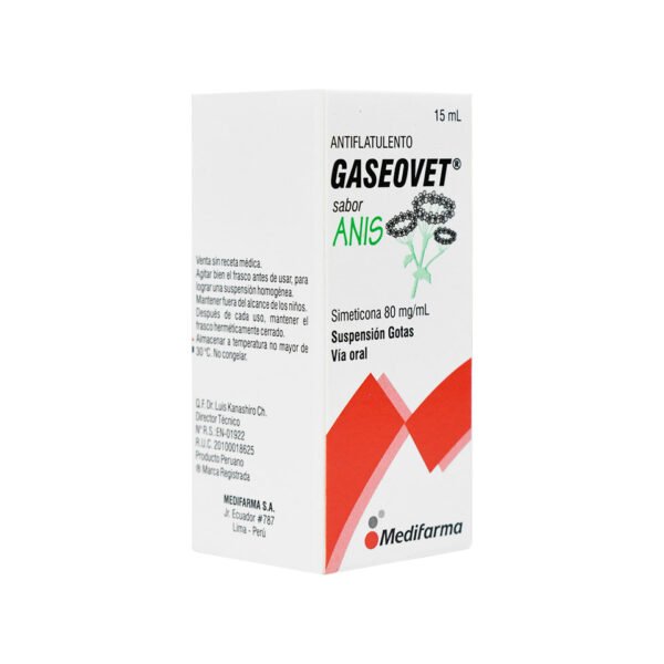Gaseovet Got 80mg X15ml Anis