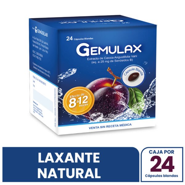 Gemulax 125mg X24 Caps