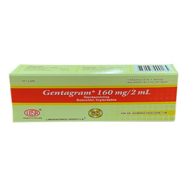 Gentagram Ampx160mg/2ml