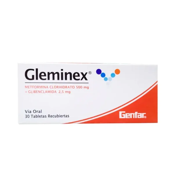 Gleminex 500mg/2.5mg X 30tb