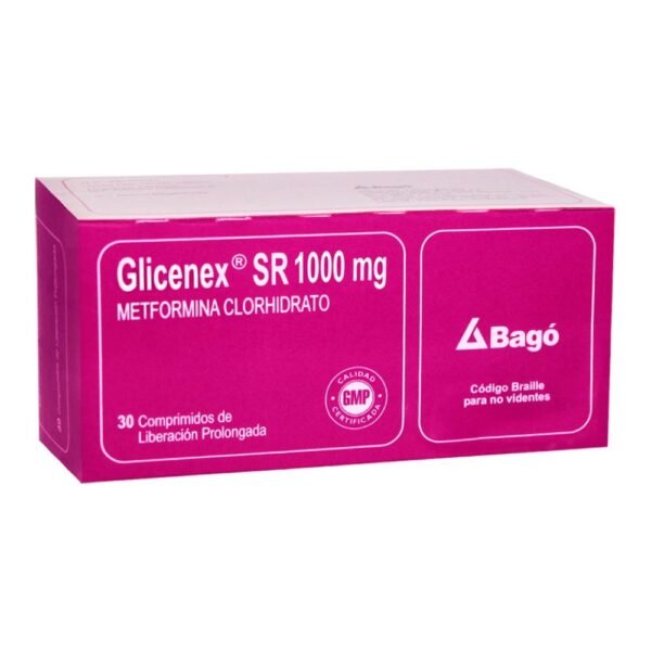 Glicenex Sr 1000mg X30 Tab#