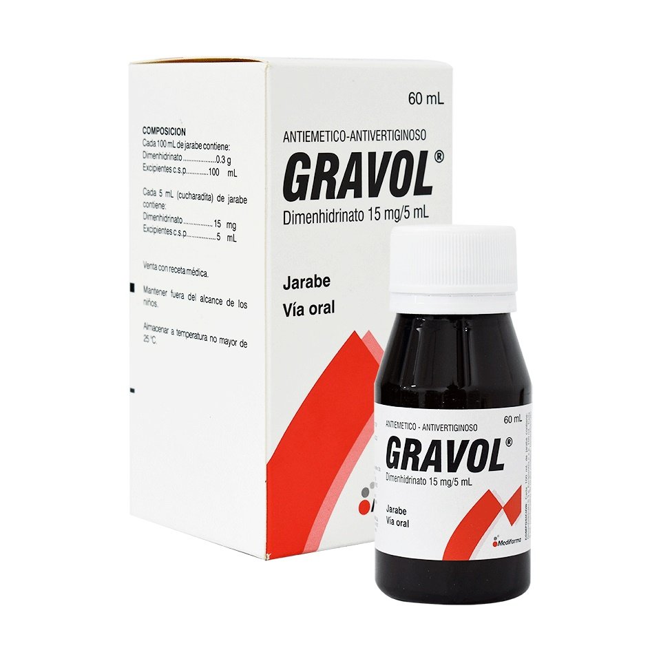 GRAVOL JBEx60ML 1 Gravol Jbex60ml - Imagen 1