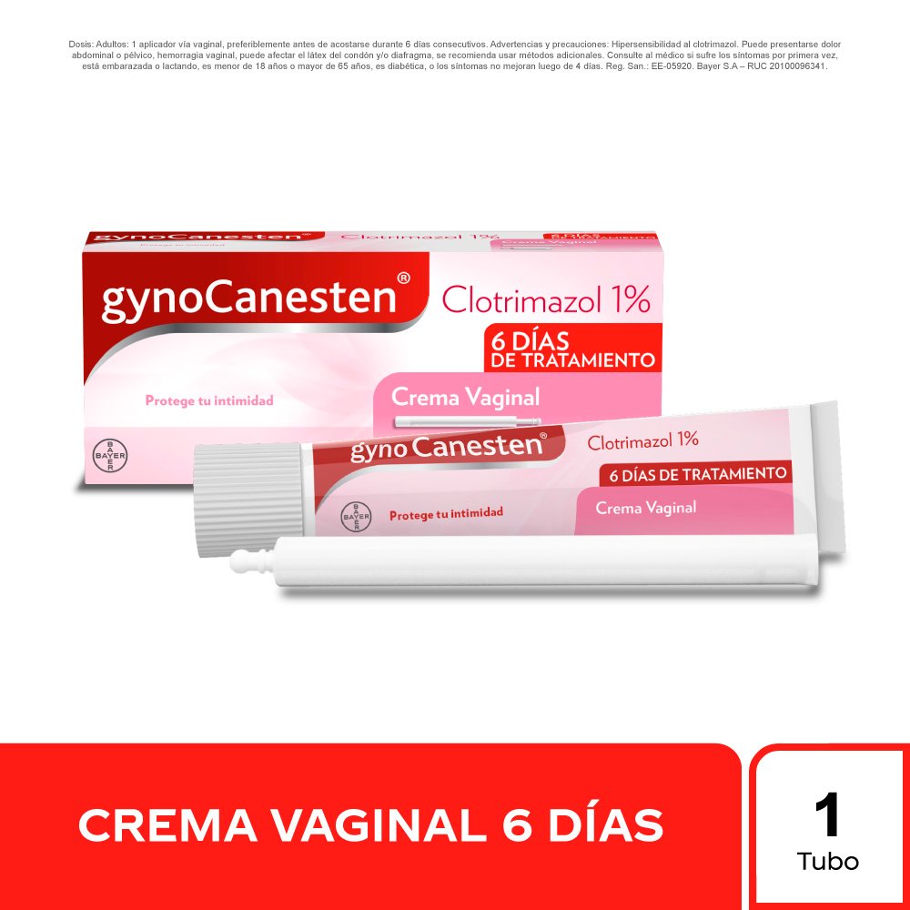 GYNOCANESTEN CREMA 1% 50GR 1 Gynocanesten Crema 1% 50gr - Imagen 1