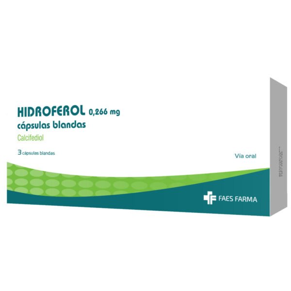 Hidroferol 0.266mg X3 Tabletas