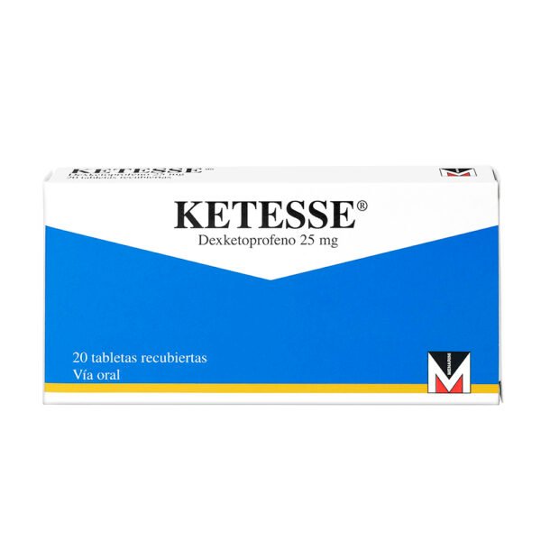 Ketesse 25mg X 20 Tabletas