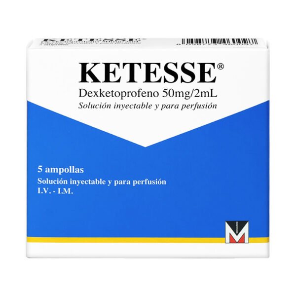 Ketesse 50mg X5 Ampollas