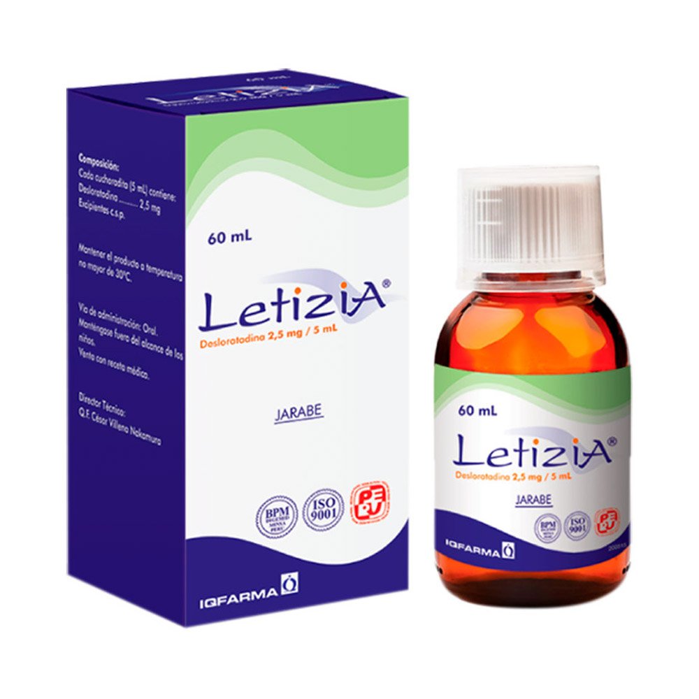 LETIZIA 2.5MG5ML JBE X60ML 1 LETIZIA 2.5MG/5ML JBE X60ML - Imagen 1