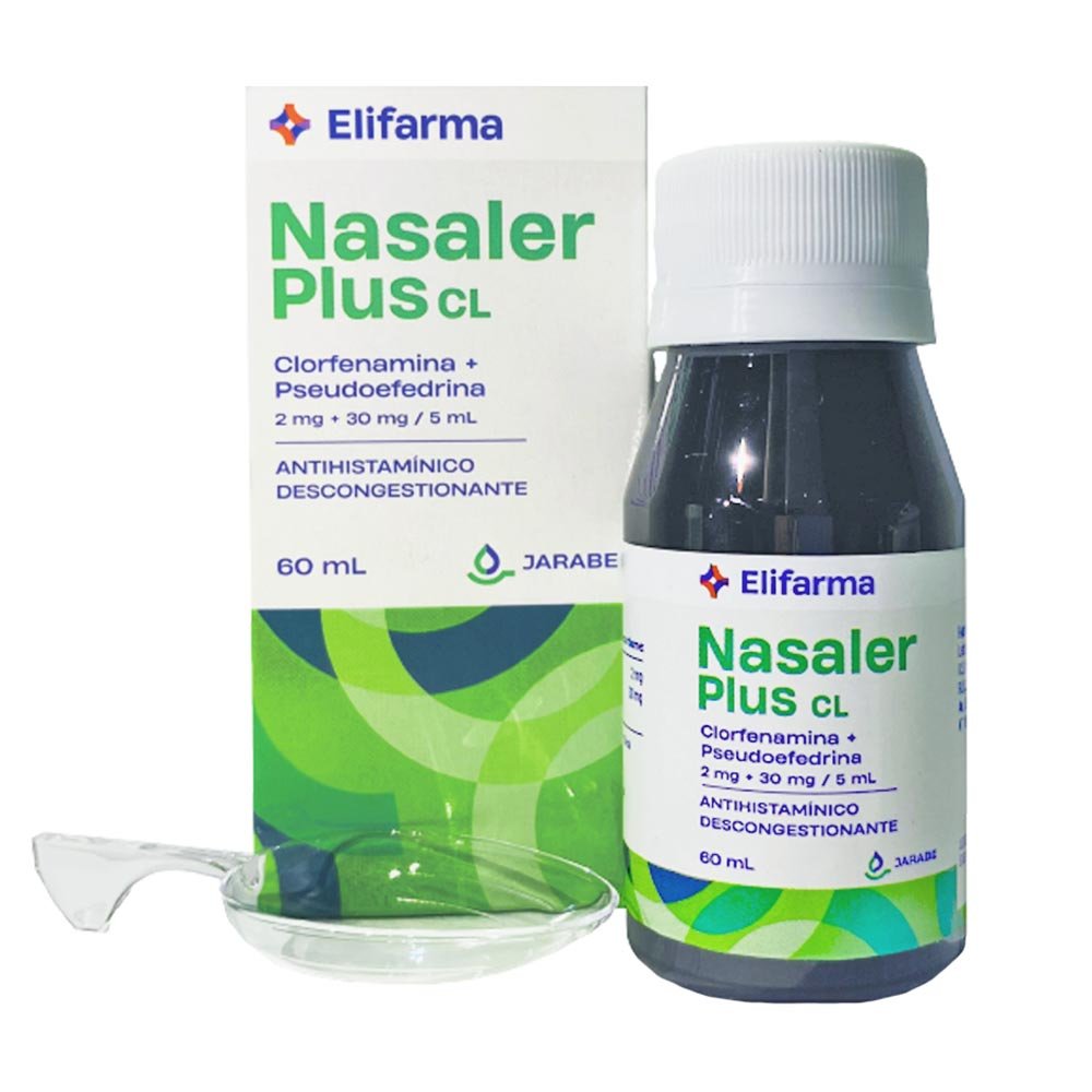 NASALER PLUS CL JBE X60ML(REC 1 Nasaler Plus Cl Jbe X60ml(*rec - Imagen 1