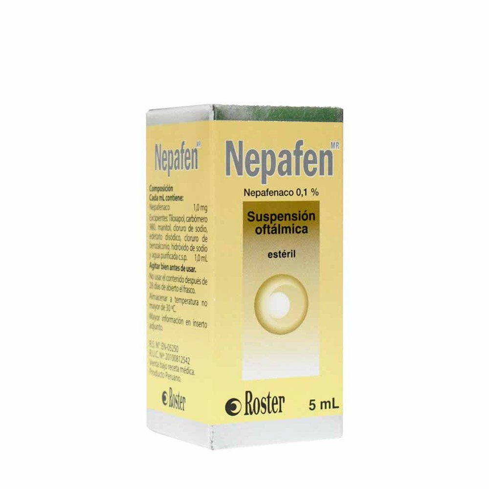 NEPAFEN 0.1% GOTAS X5ML 1 Nepafen 0.1% Gotas X5ml - Imagen 1