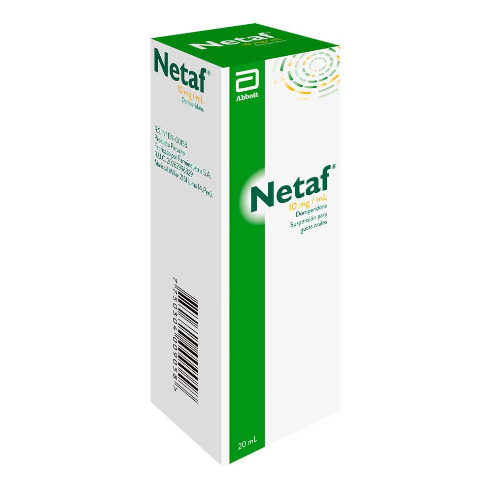 NETAF 10MG GOTAS X20ML 1 NETAF 10MG GOTAS X20ML - Imagen 1