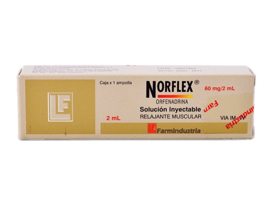 NORFLEX AMPx2ML CCAJA 1 Norflex Ampx2ml C/caja - Imagen 1