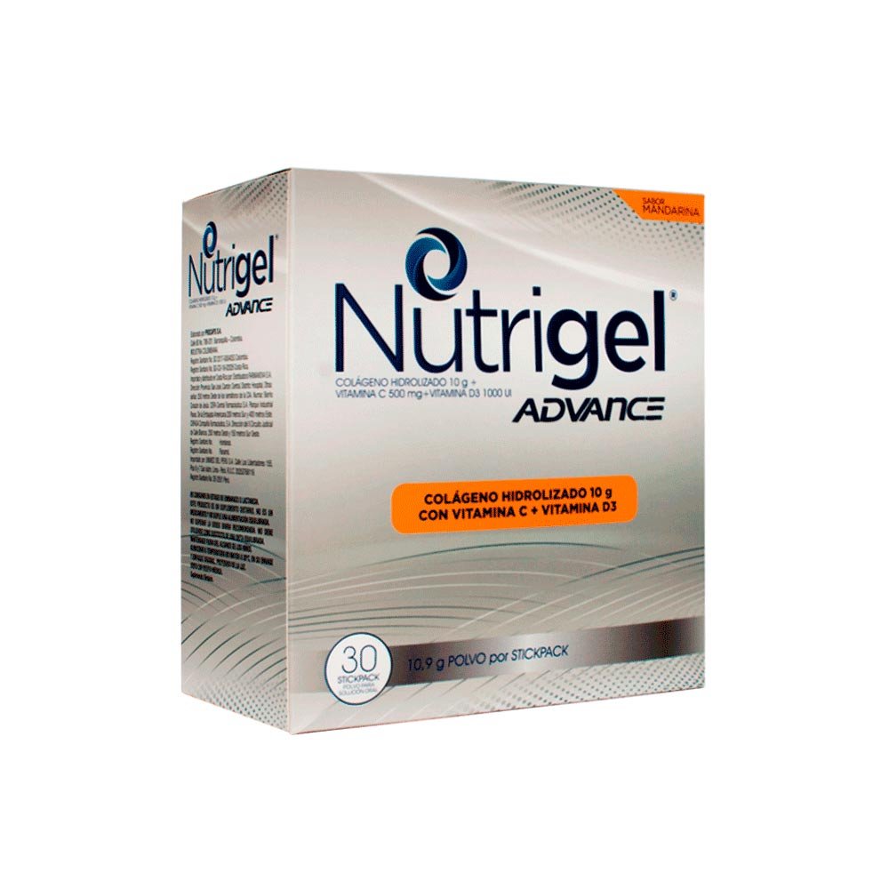 NUTRIGEL ADV MAND 30 SOB 1 Nutrigel Adv Mand 30 Sob - Imagen 1