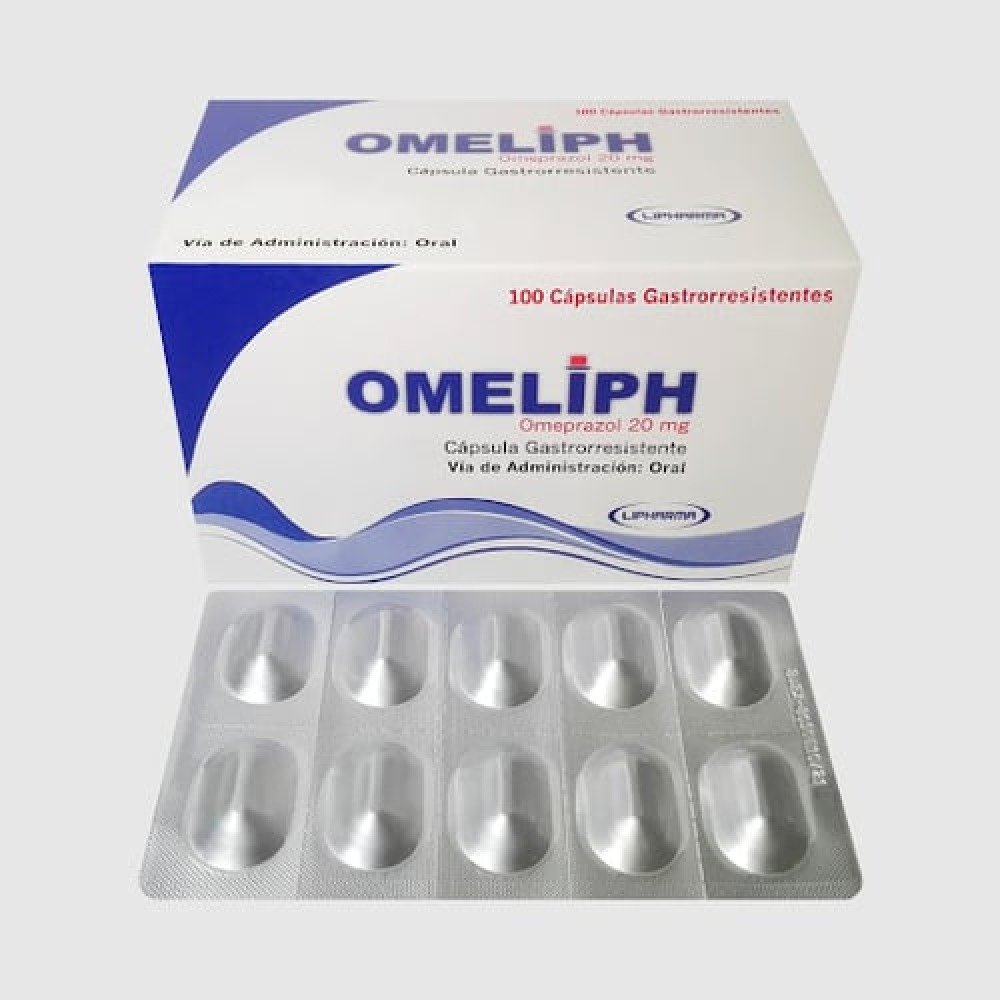 OMELIPH 20MG X100 CAPS 1 Omeliph 20mg X100 Caps - Imagen 1
