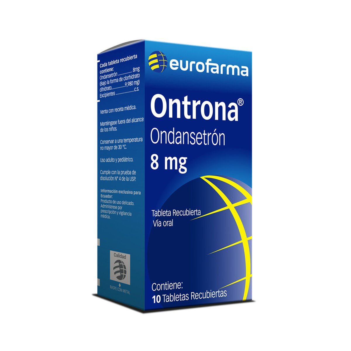 ONTRONA 8MG X10 TAB 1 Ontrona 8mg X10 TAB - Imagen 1