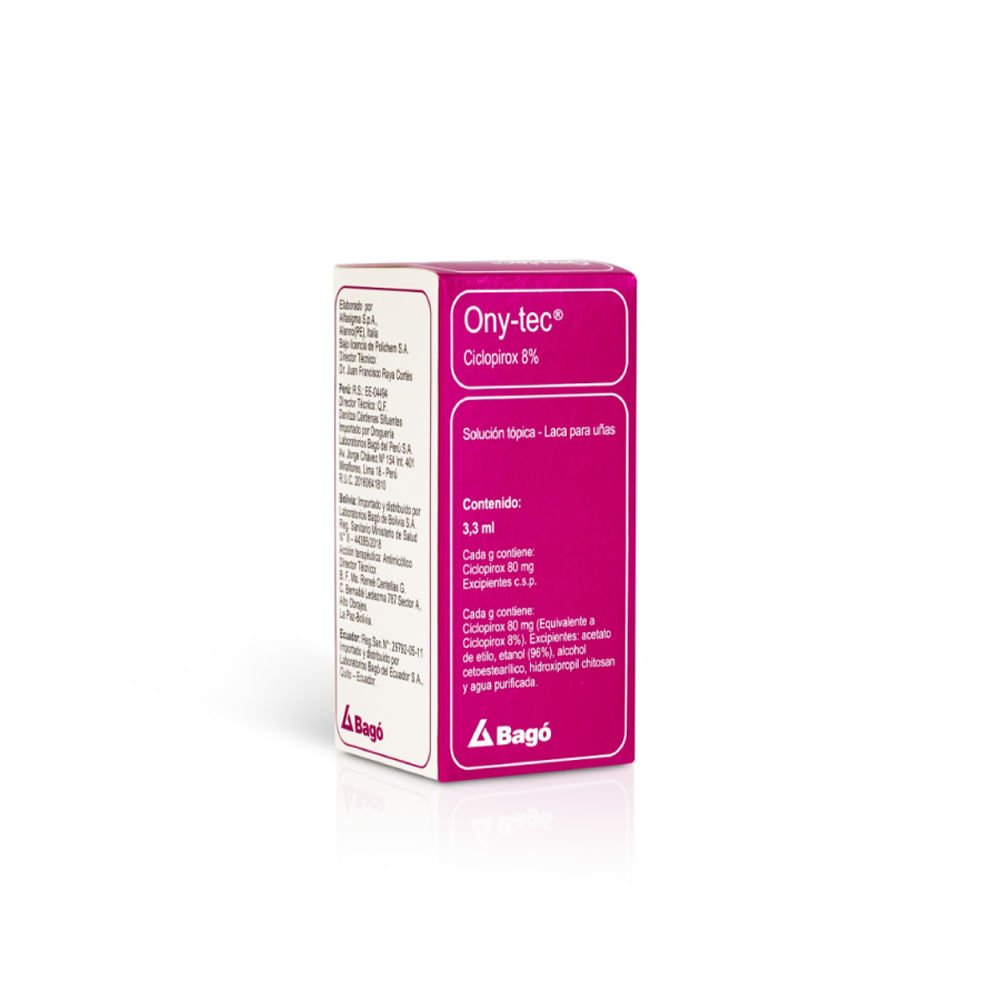 ONY-TEC 8% LACA X 3ML 1 ONY-TEC 8% LACA X 3ML - Imagen 1