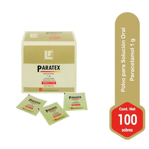 Paratex 1gr Polv 100 Sob