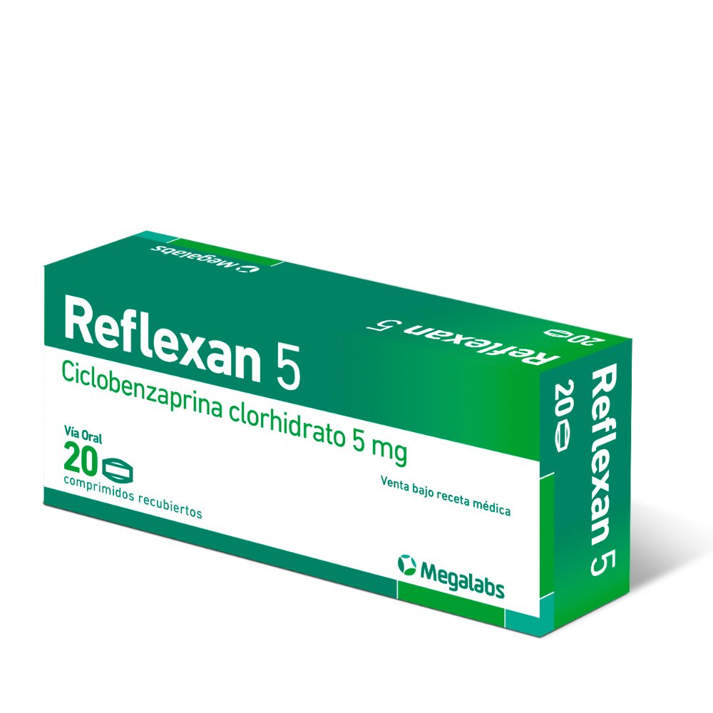 REFLEXAN 5MG TABX20 1 Reflexan 5mg Tabx20 - Imagen 1